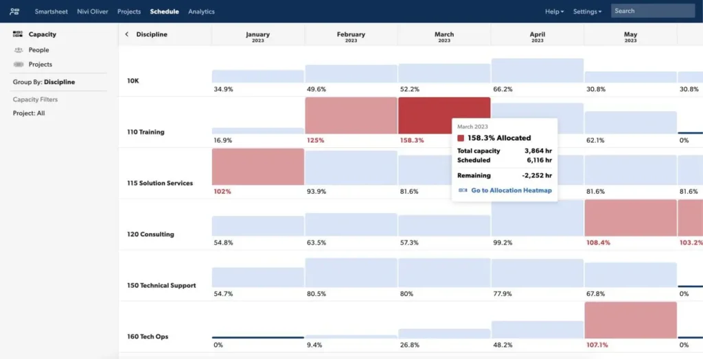 CapacityView ResourceManagement 2023