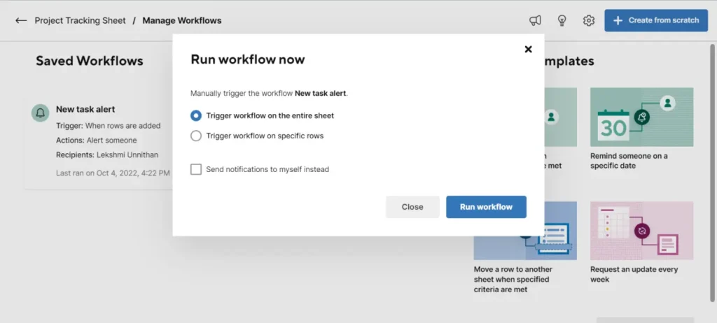  Run Workflow Now 2